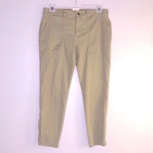 Sanctuary women’s  Fast Track Zip ankle tan pants size 31